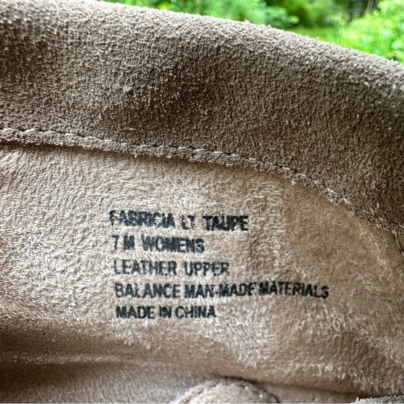 Bass Taupe Suede Heeled Boots - Picture 6 of 6